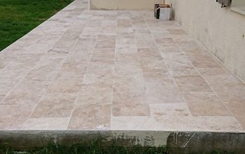 Terrasse travertin Saint-Soupplets 77165