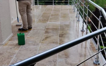 Application hydrofuge terrasse travertin Torcy | Entreprise Welter